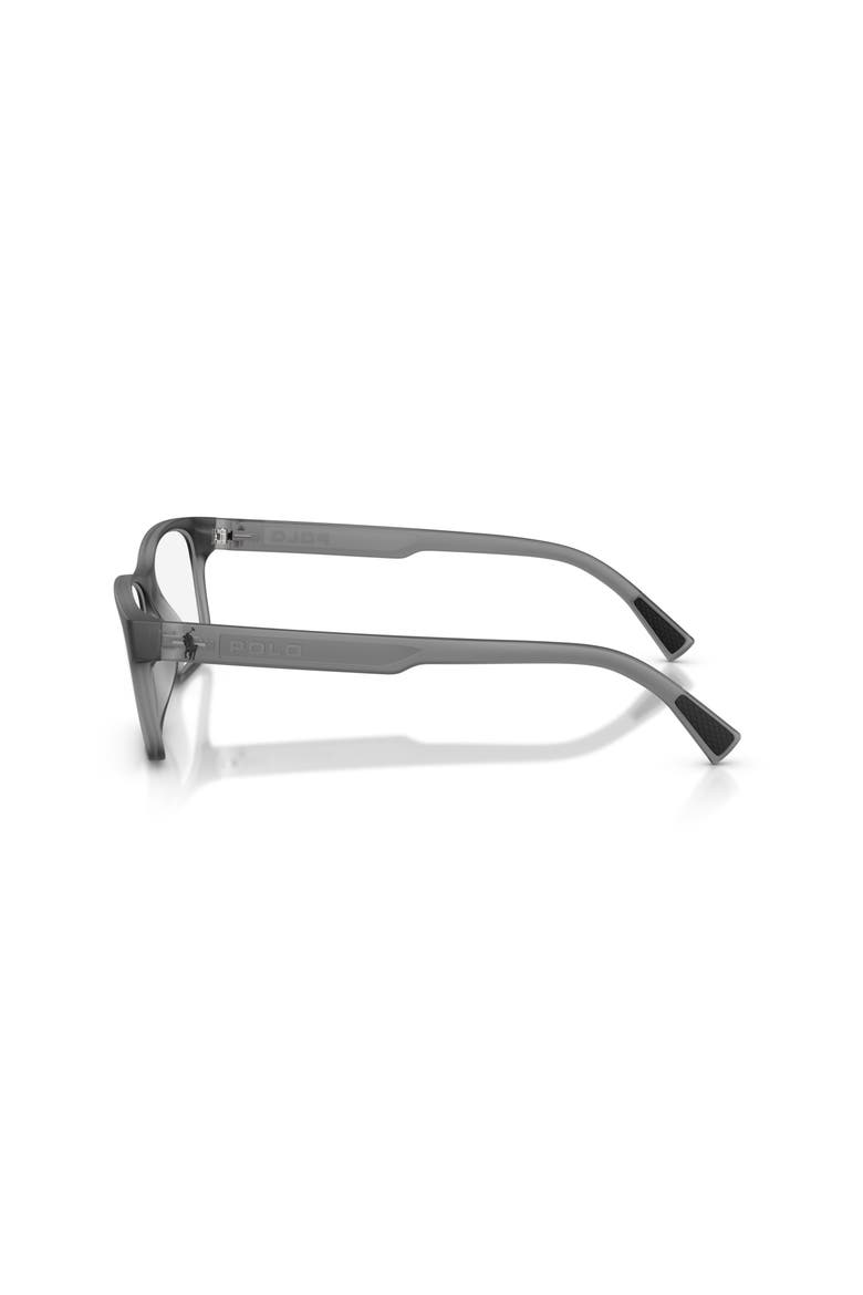 58mm Rectangle optical glasses, Alternate, color, Grey