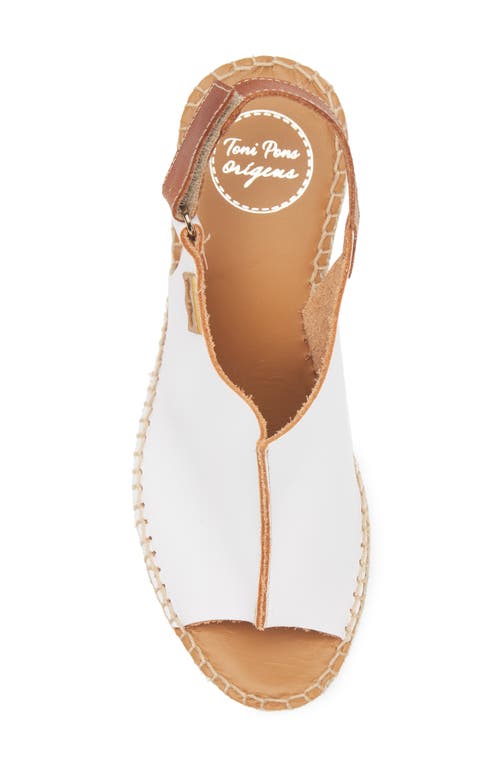 Toni Pons 'lugano' Espadrille Wedge Sandal In Blanco