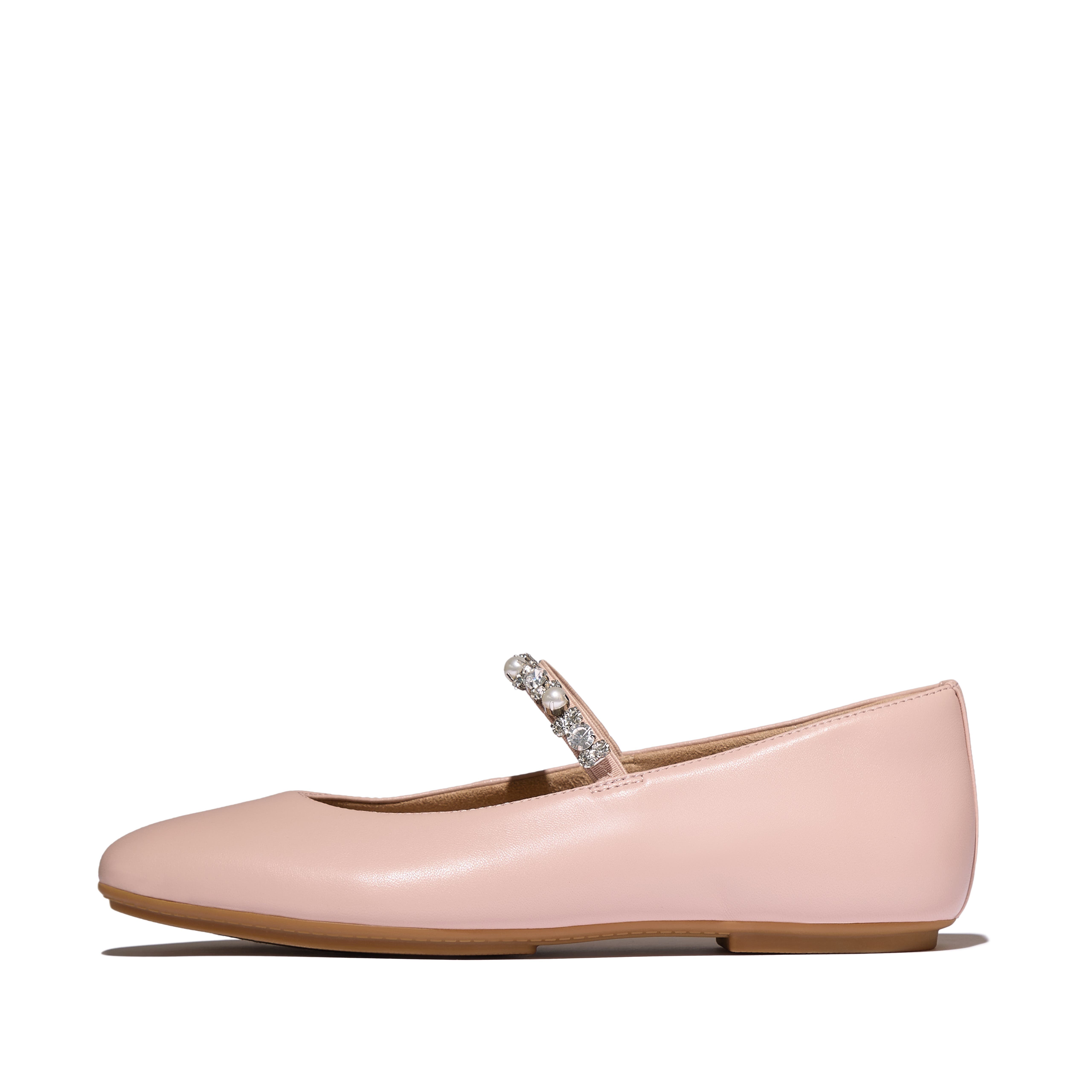 FitFlop Delicato Pearls & Crys Ballet, Alternate, color, Faded Blush