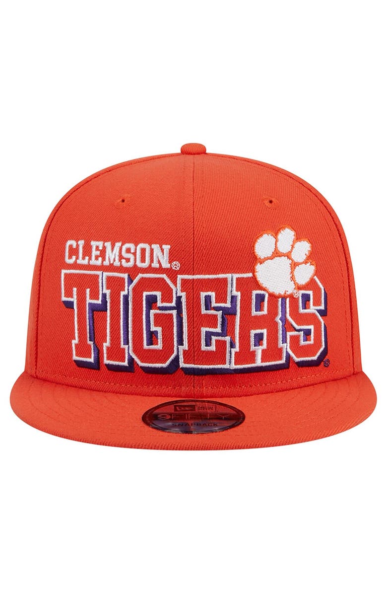 New Era Men's New Era Orange Clemson Tigers Game Day 9FIFTY Snapback Hat, Alternate, color, Orange