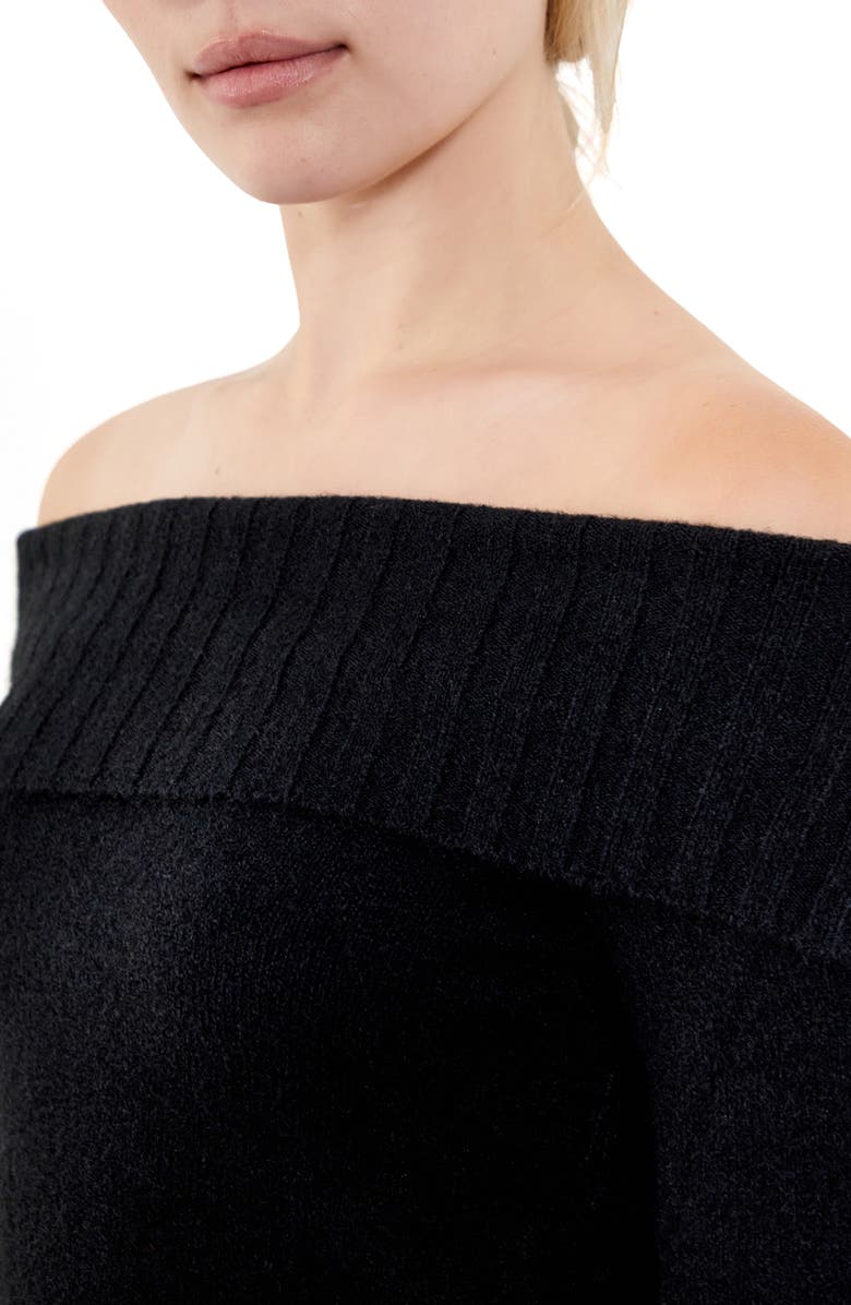 BDG Urban Outfitters Off the Shoulder Crop Sweater, Alternate, color,