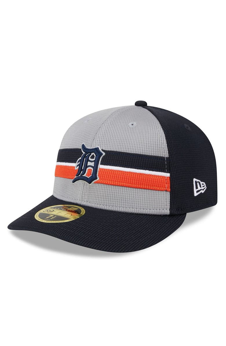 New Era Men's New Era Gray Detroit Tigers 2024 Batting Practice Low Profile 59FIFTY Fitted Hat, Alternate, color, Gray