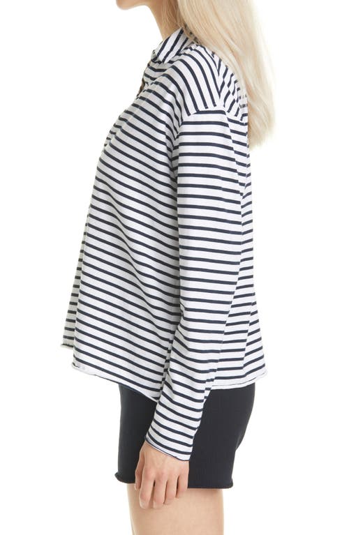 Frank & Eileen Heritage Jersey Popover Henley In White