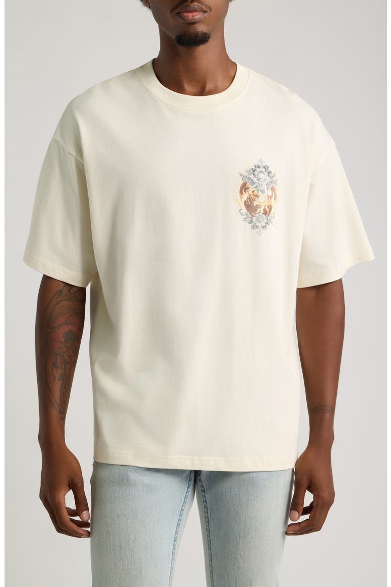 Guardian Angels Cotton Graphic T-Shirt, Main, color, CREAM