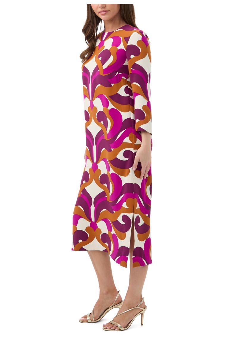 Trina Turk Cointreau 2 Printed Midi Dress, Alternate, color, Multi