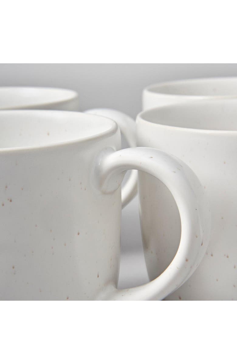 Fable The Mugs Set of 4 Mugs, Alternate, color, Speckled White