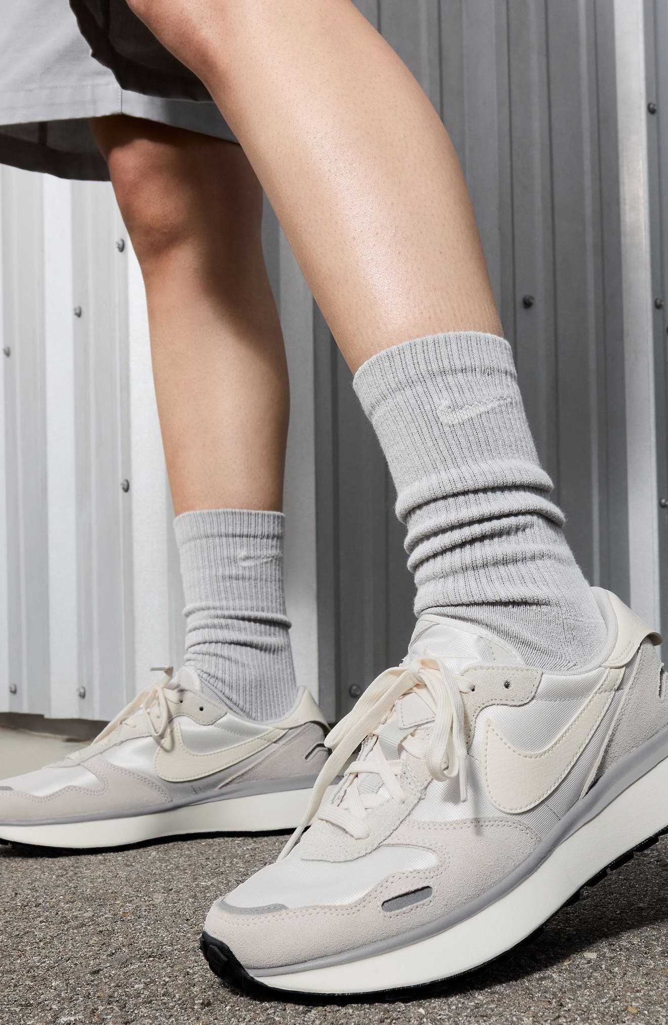 Nike Phoenix Waffle Sneaker, Alternate, color, Platinum/ Ivory/ White