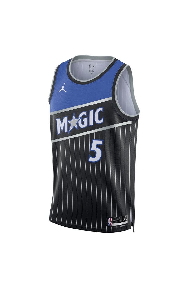 Jordan Brand Unisex Jordan Brand Paolo Banchero Black Orlando Magic Swingman Jersey - Statement Edition, Alternate, color, Black