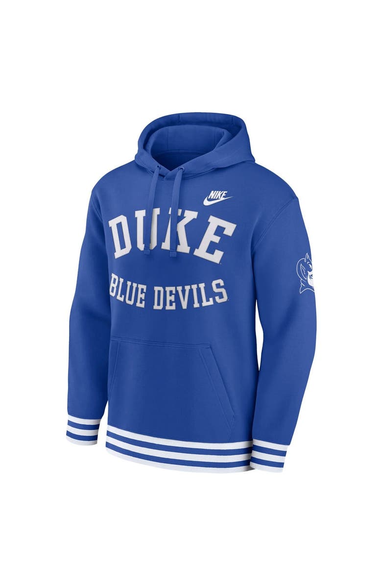 Nike Men's Nike Royal Duke Blue Devils Legacy Retro Pullover Hoodie, Alternate, color, Royal