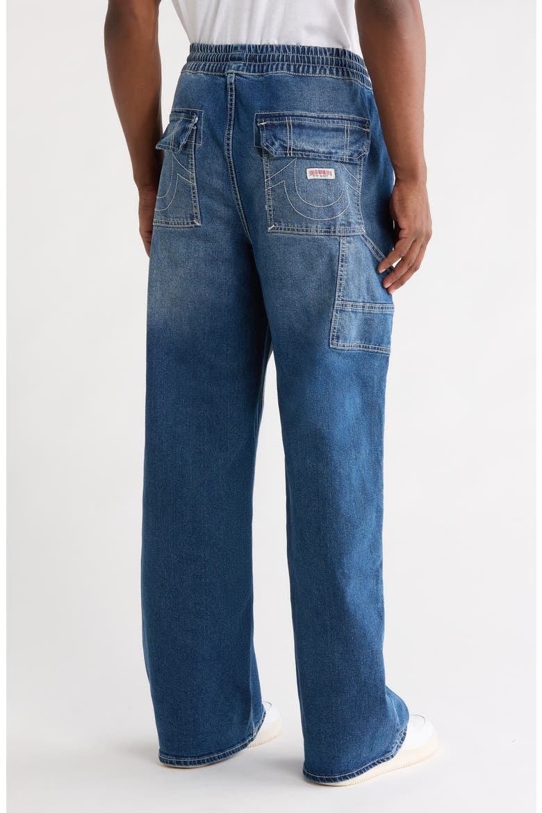 Vinny Drawstring Carpenter Jeans, Alternate, color, MEDIUM STARGAZE