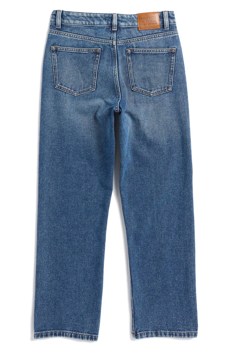 Scotch & Soda Kids' Medium Straight Fit Jeans, Alternate, color, Indigo Force