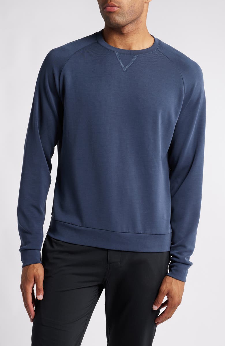 Scott Barber V-Stitch Performance Crewneck Sweatshirt | Nordstrom