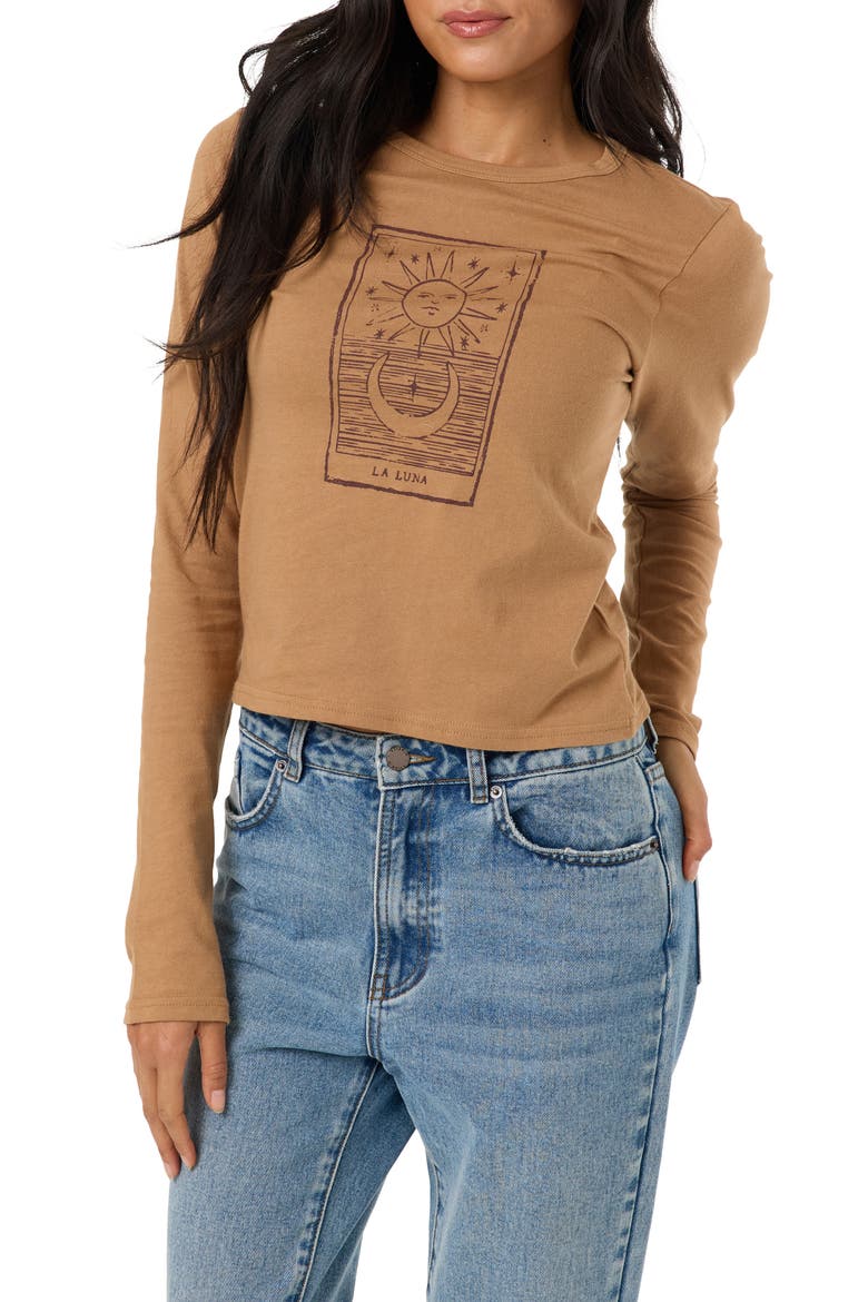 Starry Night Graphic Long Sleeve Tee, Main, color, WOODSHACK