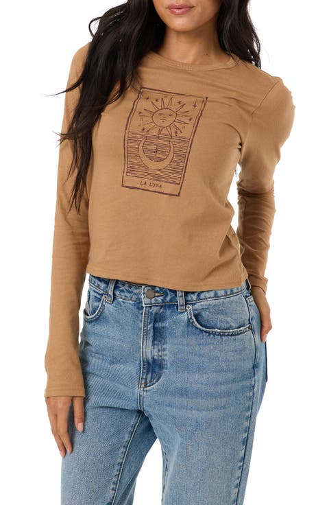 Starry Night Graphic Long Sleeve Tee
