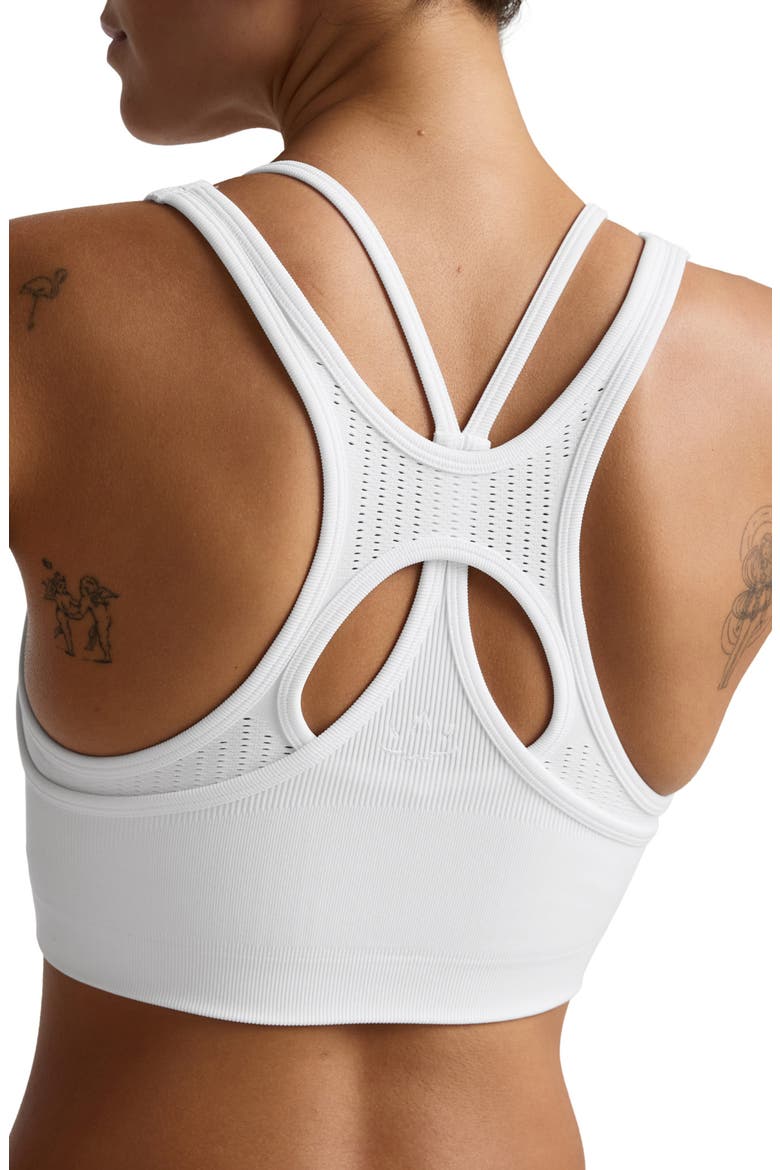 Seamless Moves Layered Sports Bra, Alternate, color, WHITE
