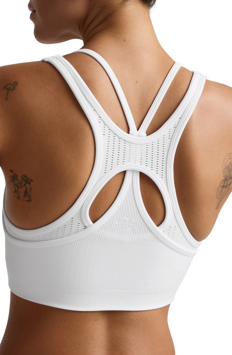 Beyond Yoga Seamless Moves Layered Sports Bra, Alternate, color, White