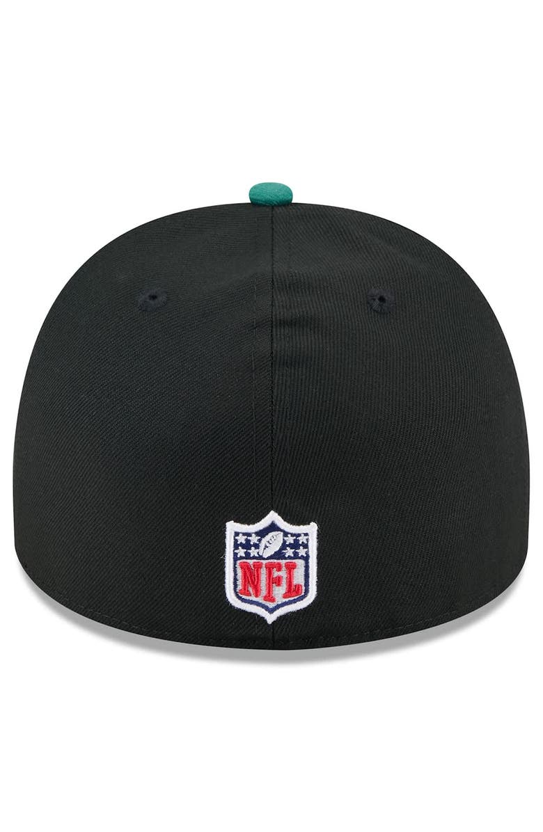 New Era Men's New Era Black/Green New York Jets 2025 NFL Draft On Stage A-Frame 59FIFTY Fitted Hat, Alternate, color, Black