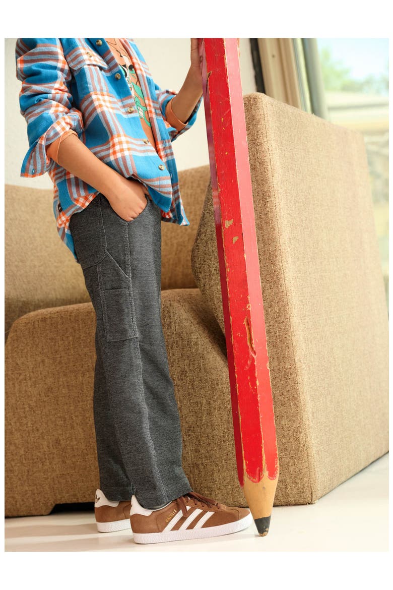Denim-Like Carpenter Pants, Alternate, color, Phantom