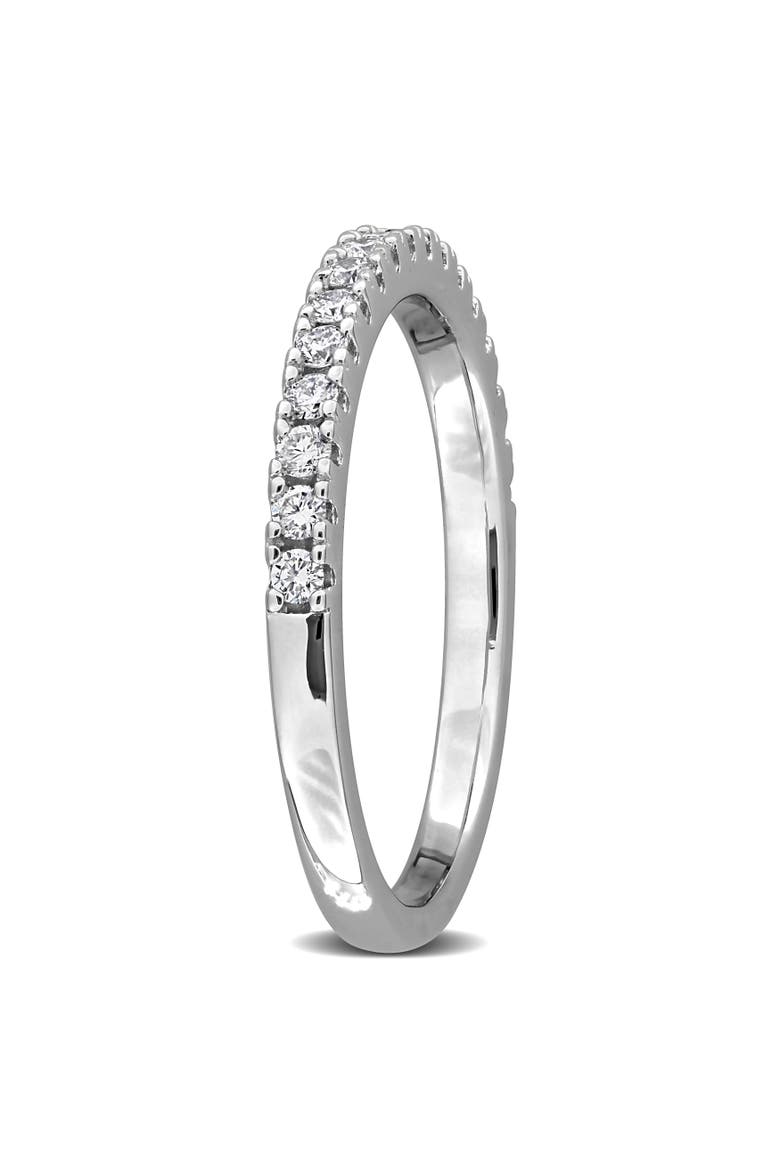 Lab Grown Diamond Anniversary Ring, Alternate, color, Sterling Silver