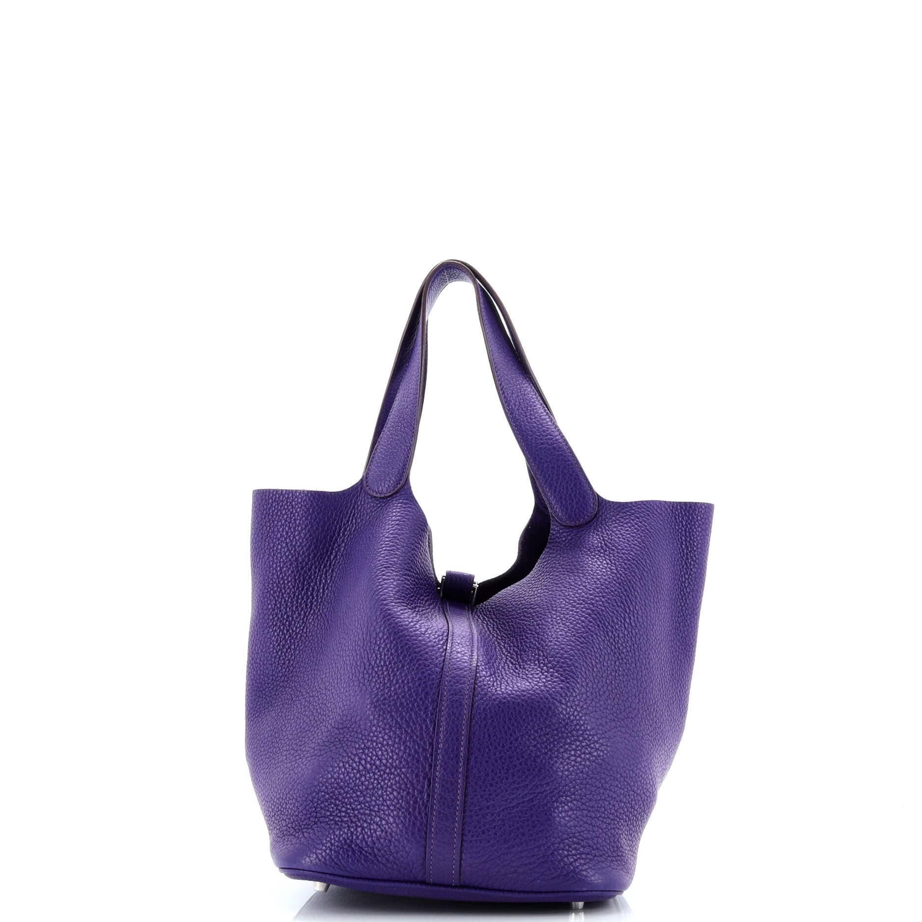 Pre-Owned Hermes Picotin Lock Bag Clemence GM, Alternate, color, Iris