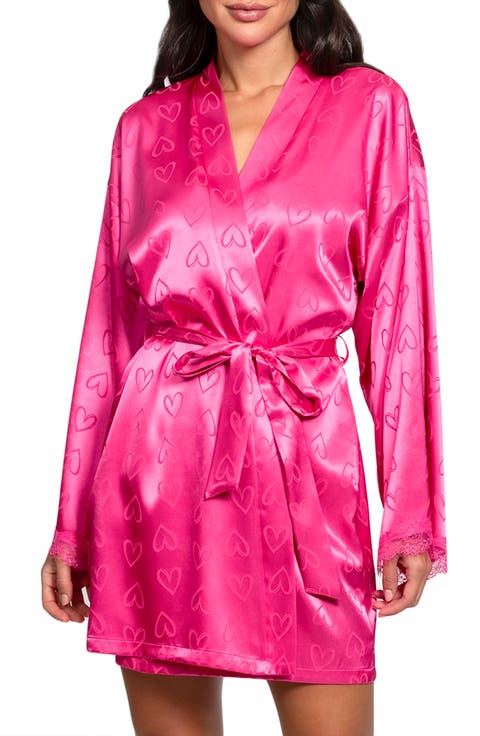Sasha Heart Satin Wrap