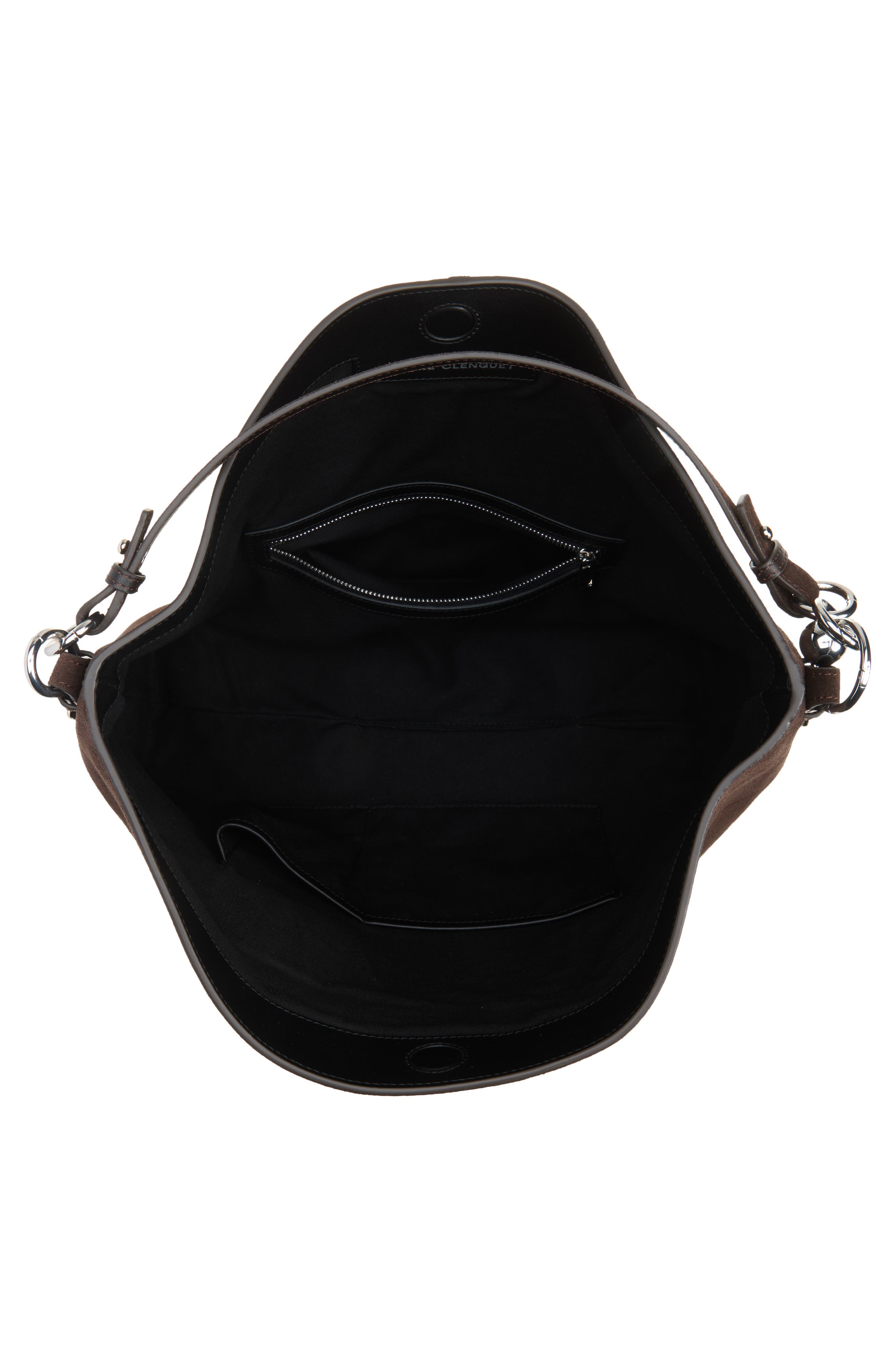 Marla Suede Hobo Bag, Alternate, color, BROWN