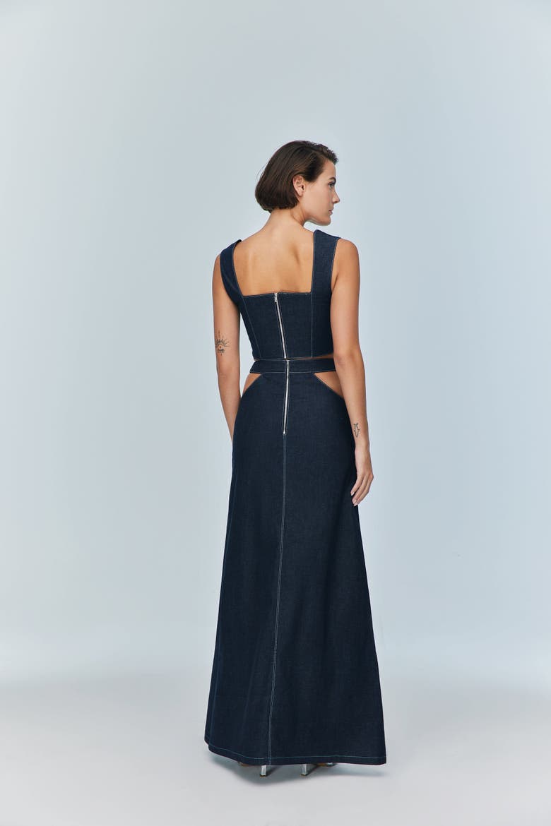 Vonk Belted Top, Alternate, color, Ever Blue