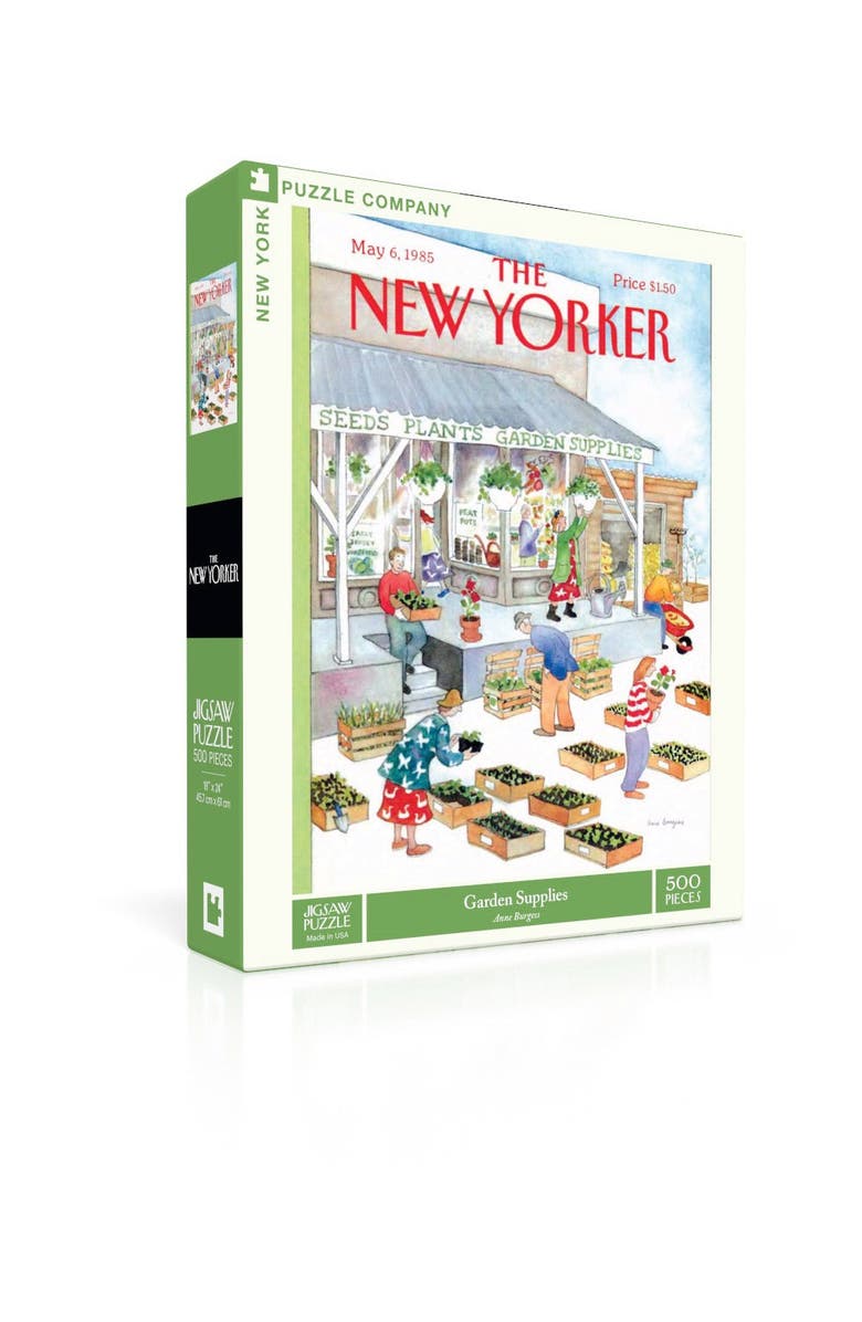 NEW YORK PUZZLE COMPANY Garden Supplies 500 Piece Puzzle, Alternate, color, NO COLOR