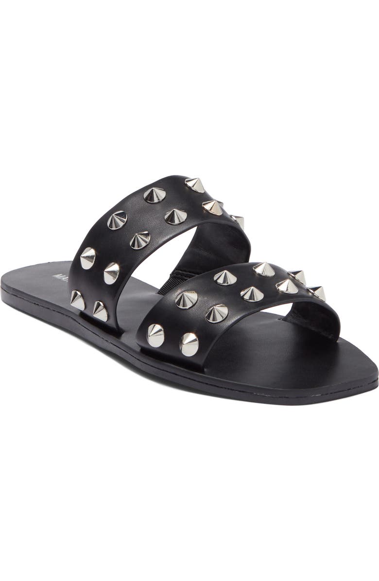 Marc Fisher Bolive Studded Flat Sandals, Main, color,