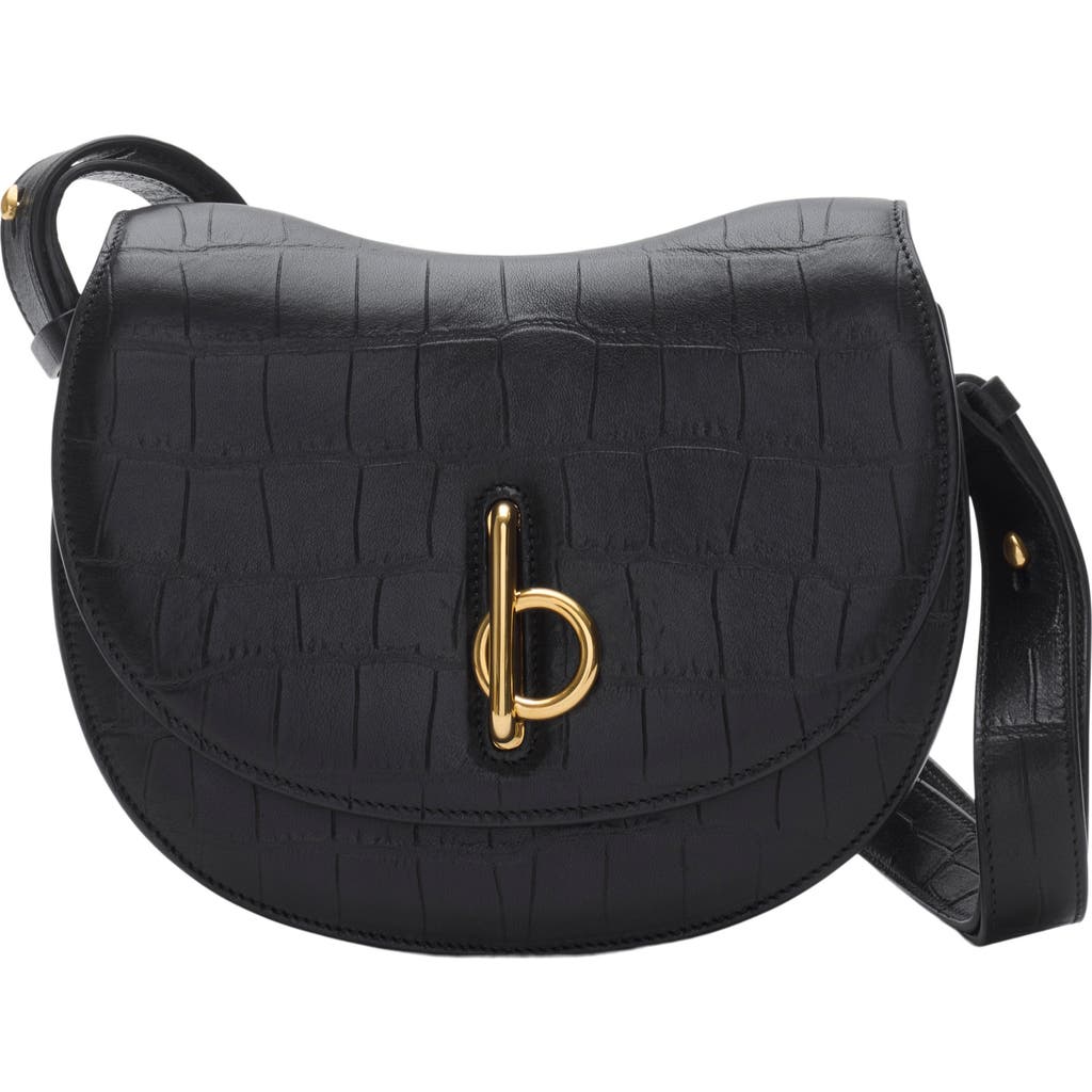Burberry Small Rocking Horse Bag In Black