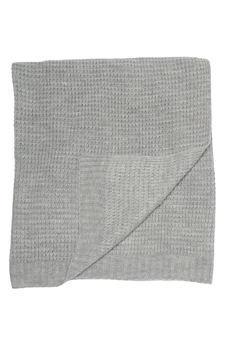 NORDSTROM RACK Heather Knit Throw Blanket, Main, color, 