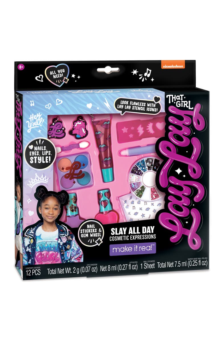 That Girl Lay Lay Slay All Day Cosmetic Expressions Set, 12 Pieces, Main, color, Multicolored