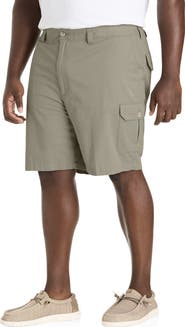 Harbor Bay by DXL Big & Tall Continuous Comfort Cotton Cargo Shorts