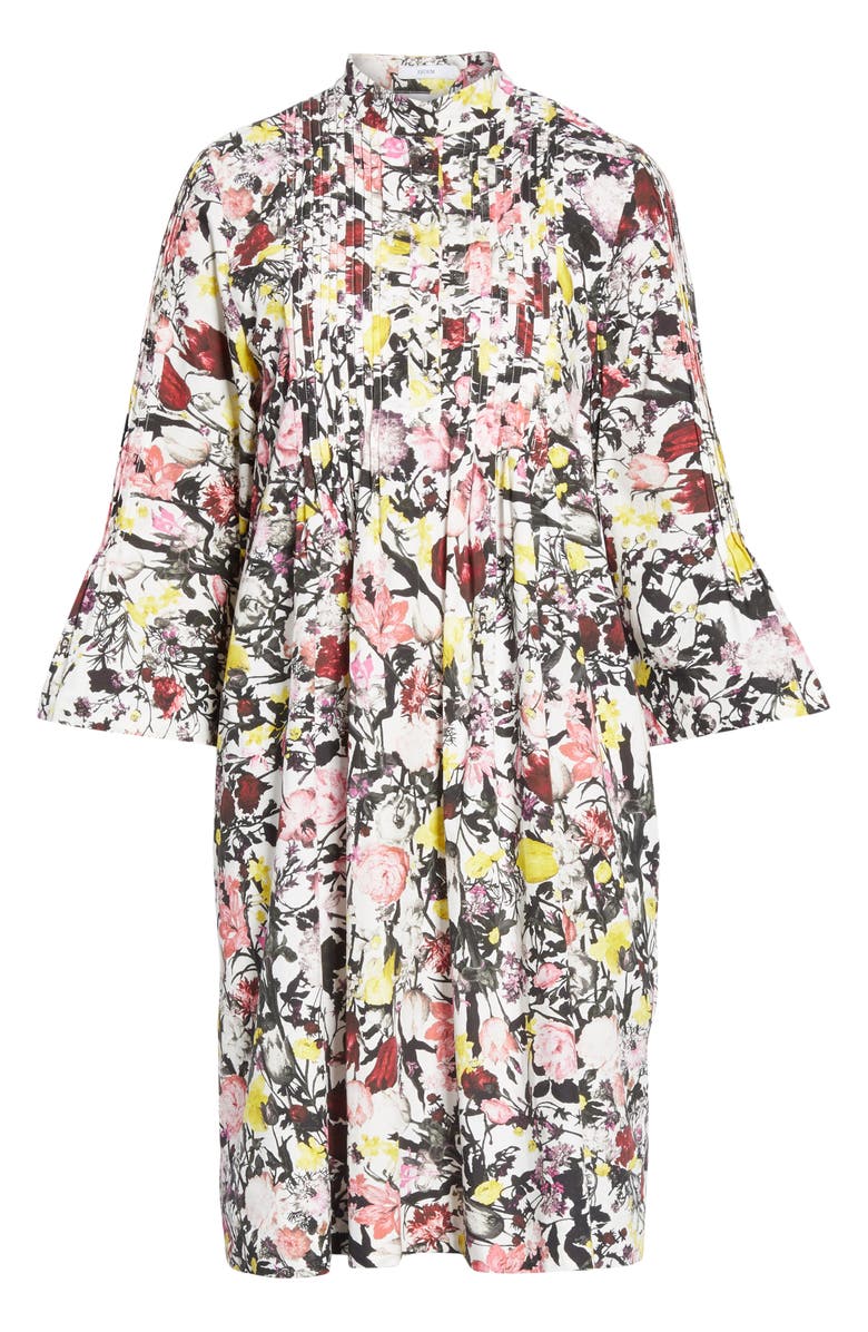 Erdem Pop Floral Print Cotton Dress, Alternate, color,