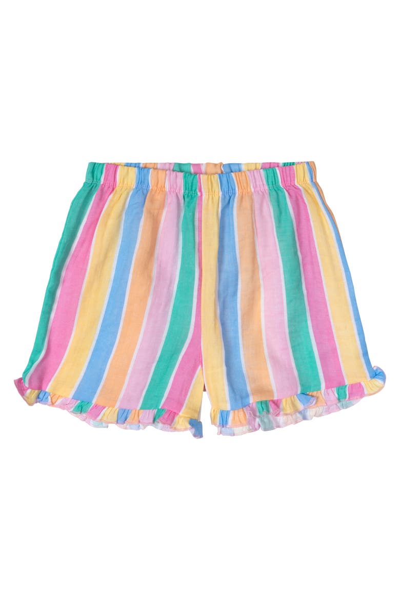 Minnie Mouse 2-Piece Short Sleeve Tee and Gauze Shorts Set, Alternate, color, Pink Multi Minnie