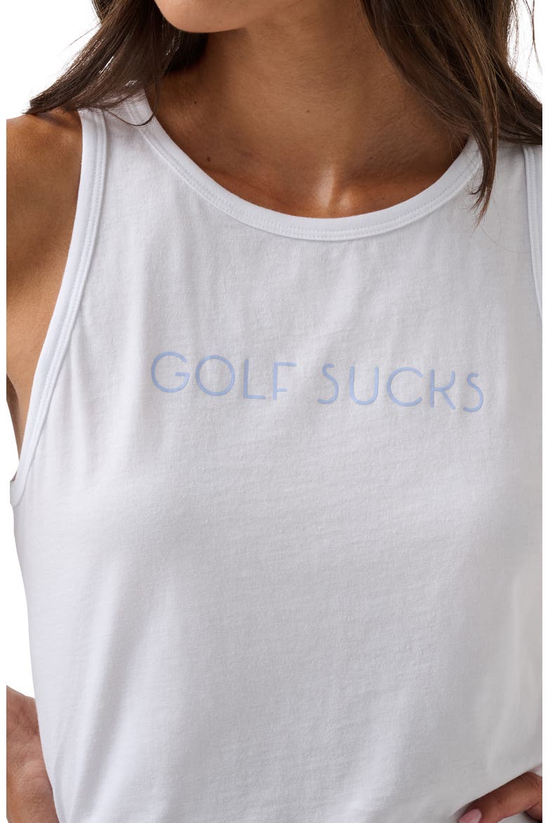 My Way Stretch Cotton Tank, Alternate, color, WHITE