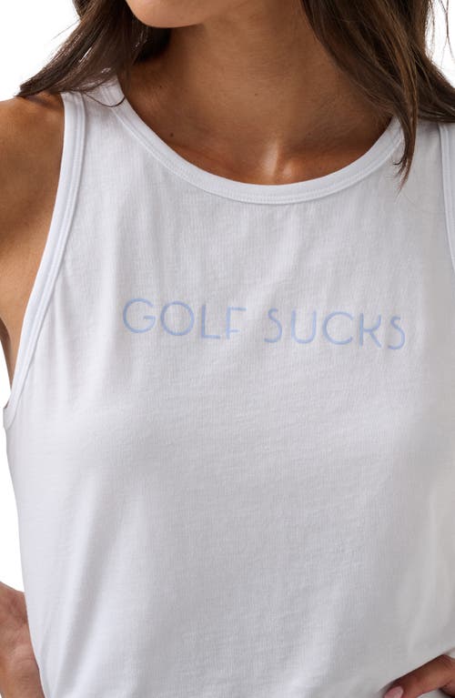 Travismathew My Way Stretch Cotton Tank In White