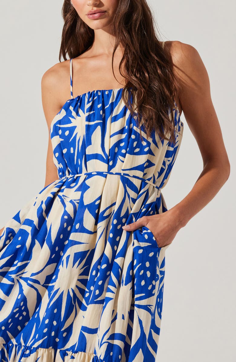 ASTR the Label Sarina Floral High-Low Dress, Alternate, color,