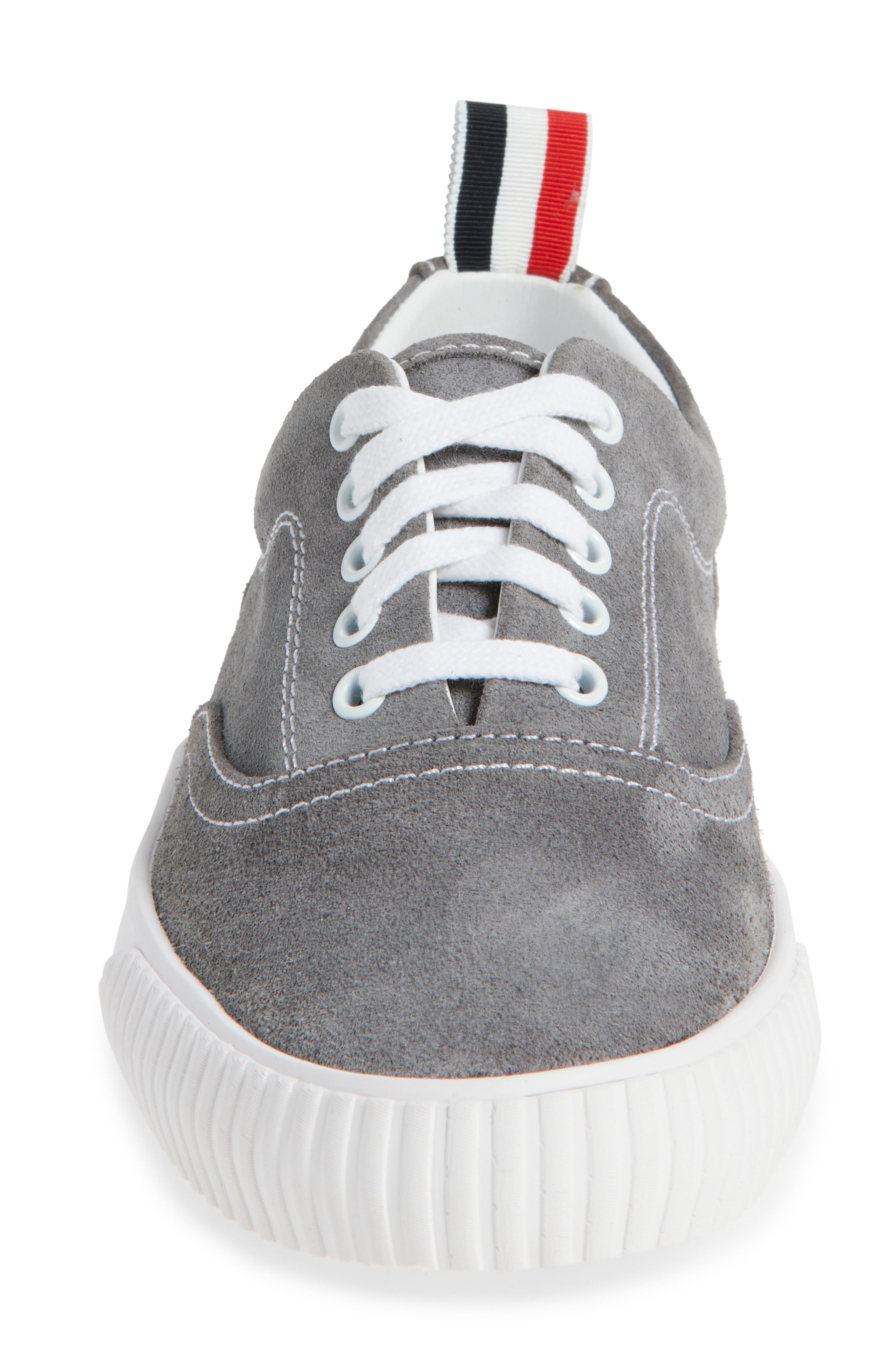 Thom Browne Heritage Low Top Sneaker, Alternate, color, Medium Grey