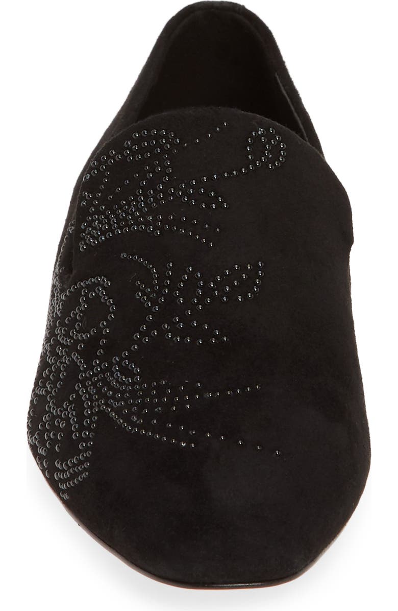 KARL LAGERFELD PARIS Nova Floral Studded Loafer, Alternate, color,