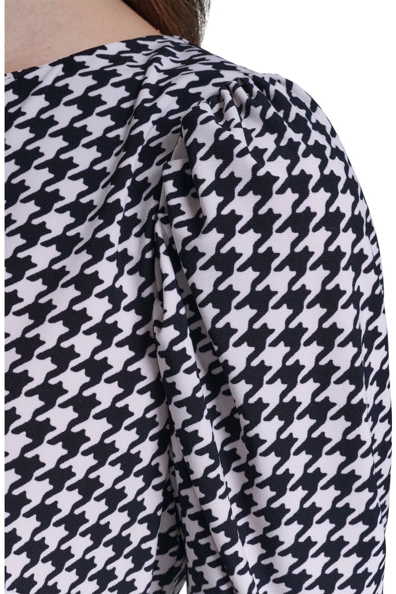 Jersey Dress, Alternate, color, WHITE/ BLACK