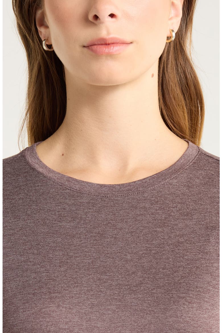 Liana Restore Soft Lite Long Sleeve T-Shirt, Alternate, color, GREY PLUM