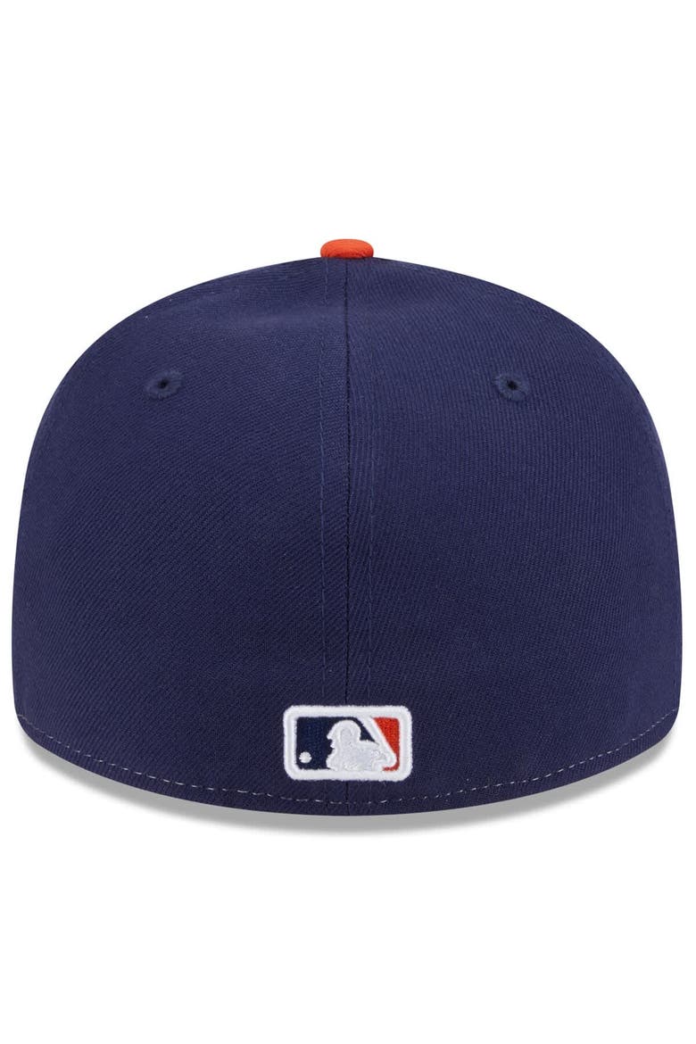 Men's New Era  White/Navy Houston Astros 2025 City Connect Low Profile 59FIFTY Fitted Hat, Alternate, color, White
