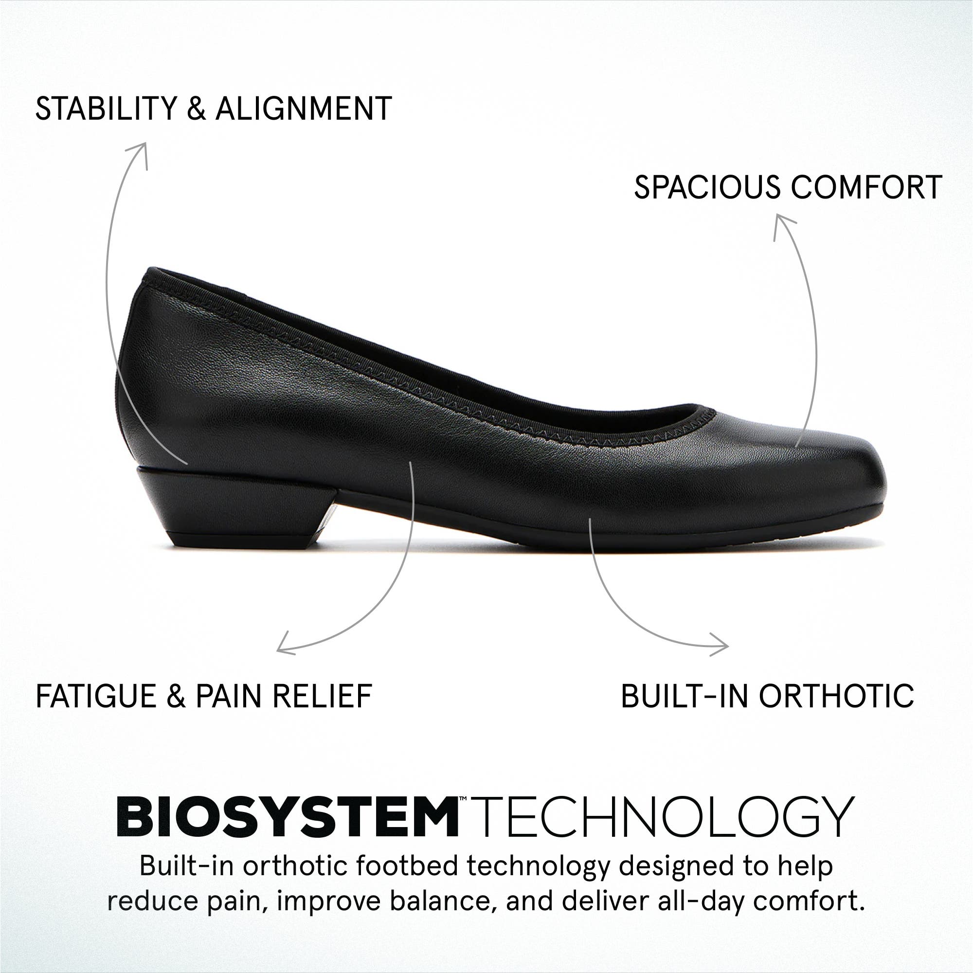 ABEO Via Pump, Alternate, color, Black Leather