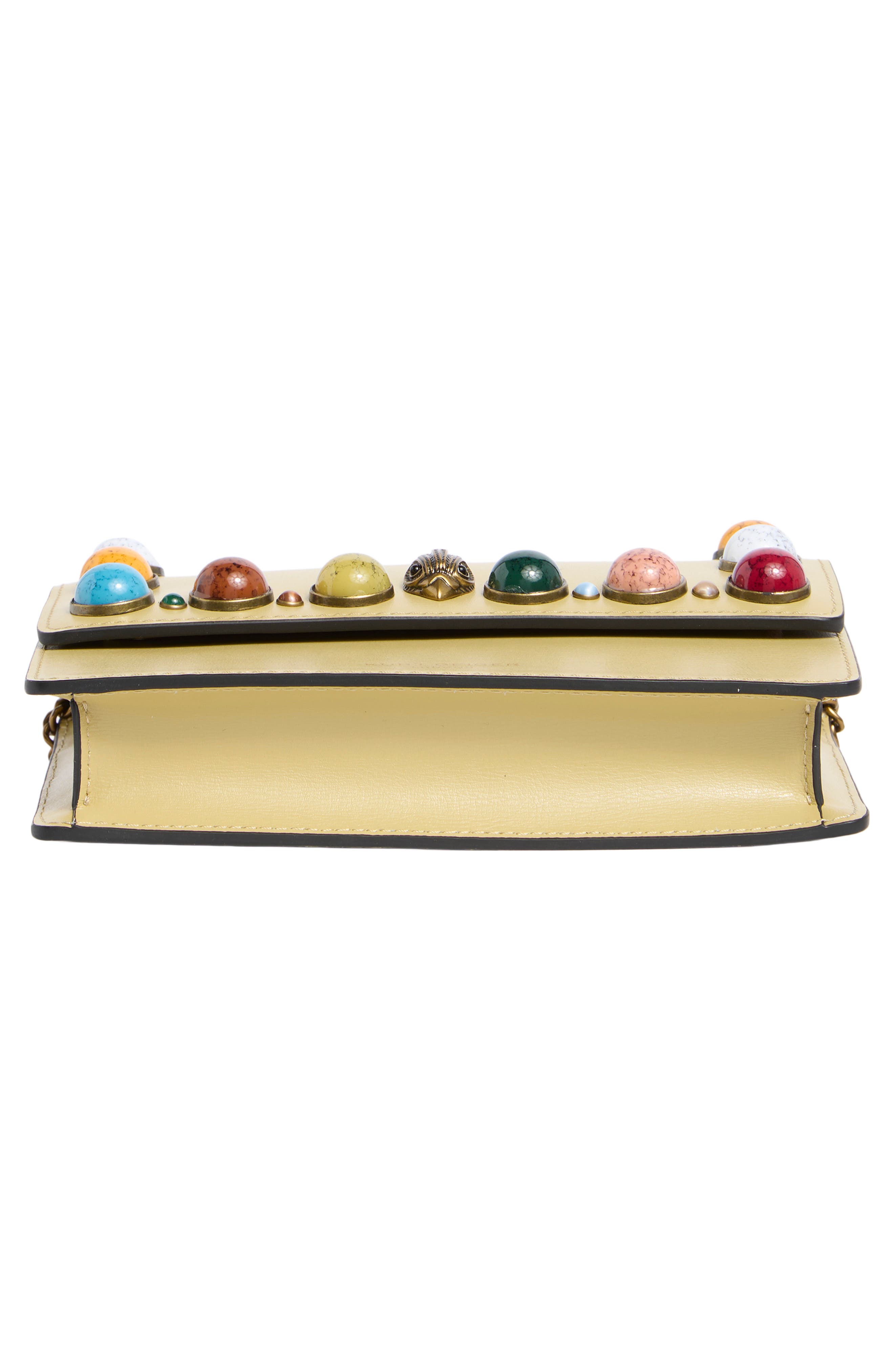 Kurt Geiger London Extra Mini Shoreditch Studded Crossbody Bag, Alternate, color, Beige Comb