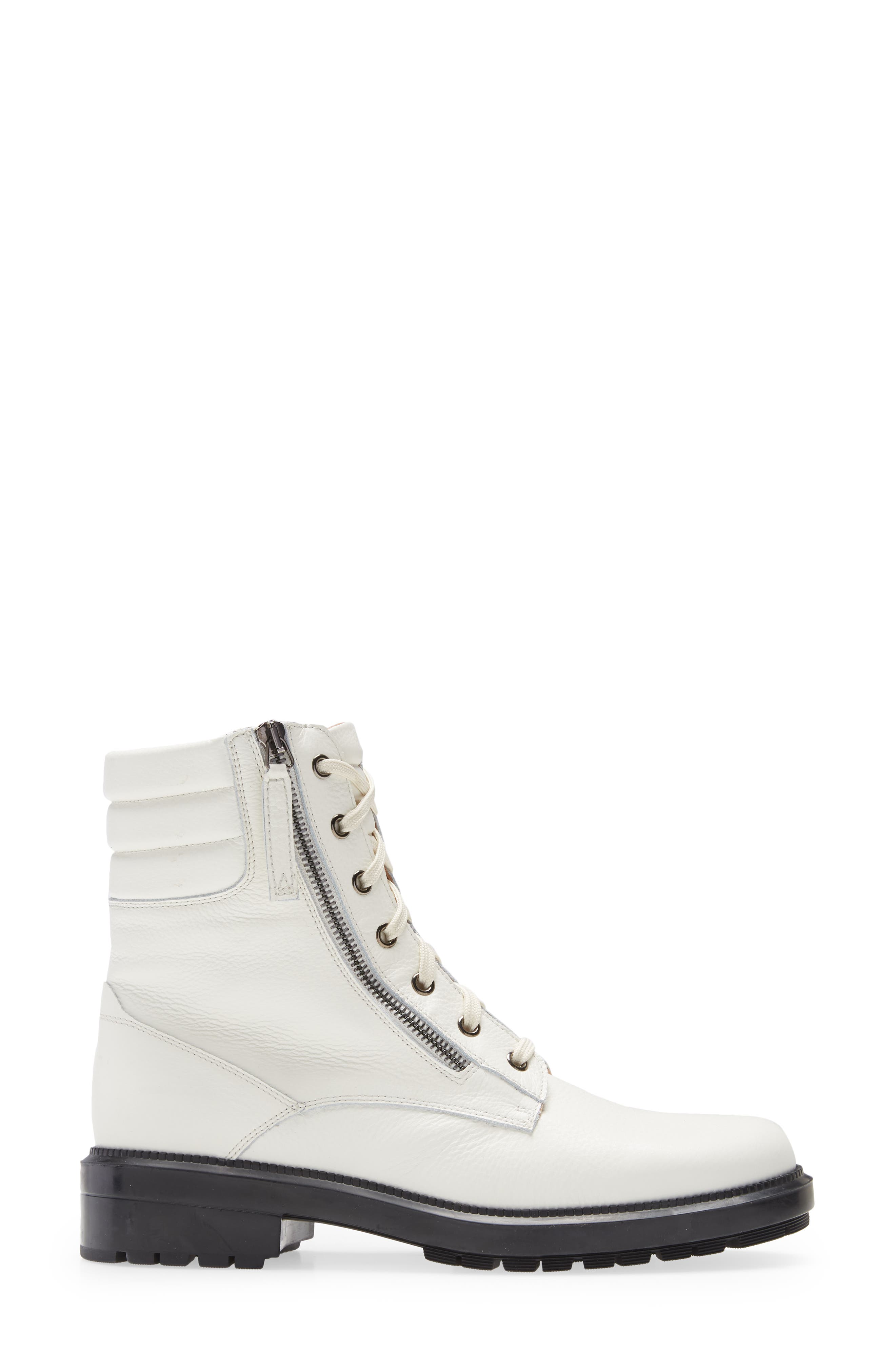 Laila Water Resistant Bootie, Alternate, color, OFF WHITE