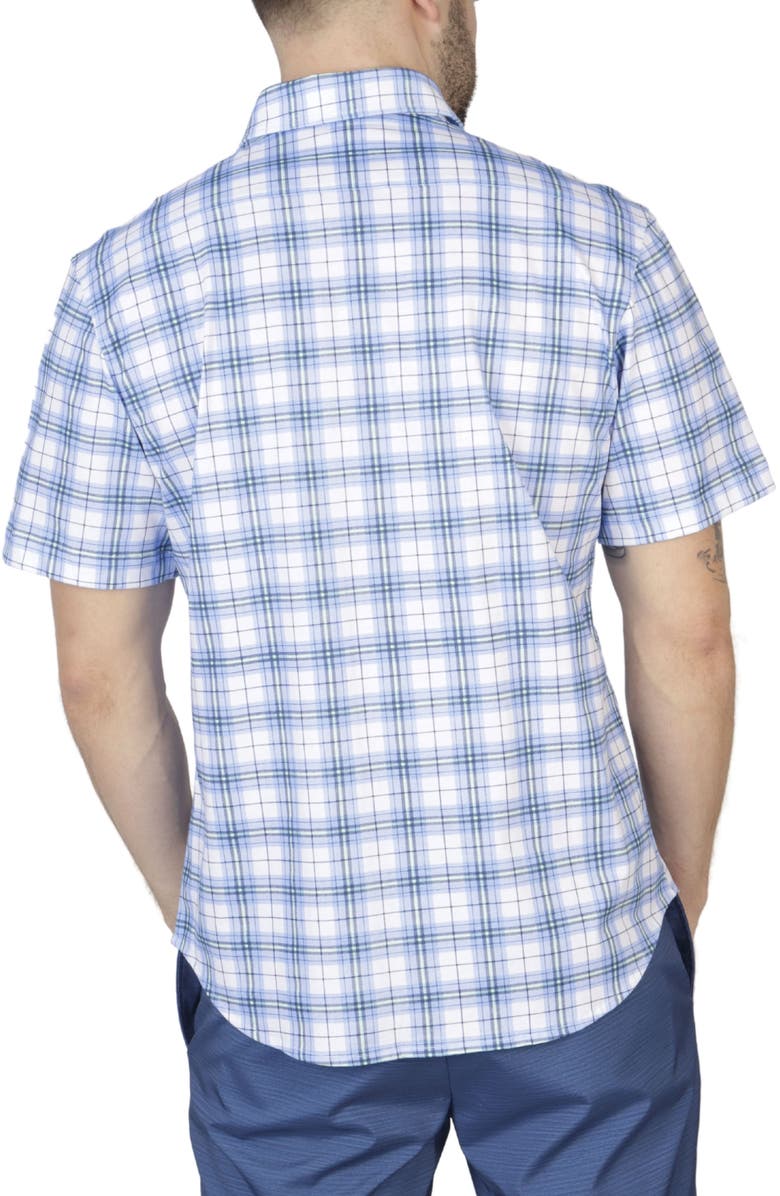 TailorByrd Windowpane Knit Short Sleeve Shirt, Alternate, color,