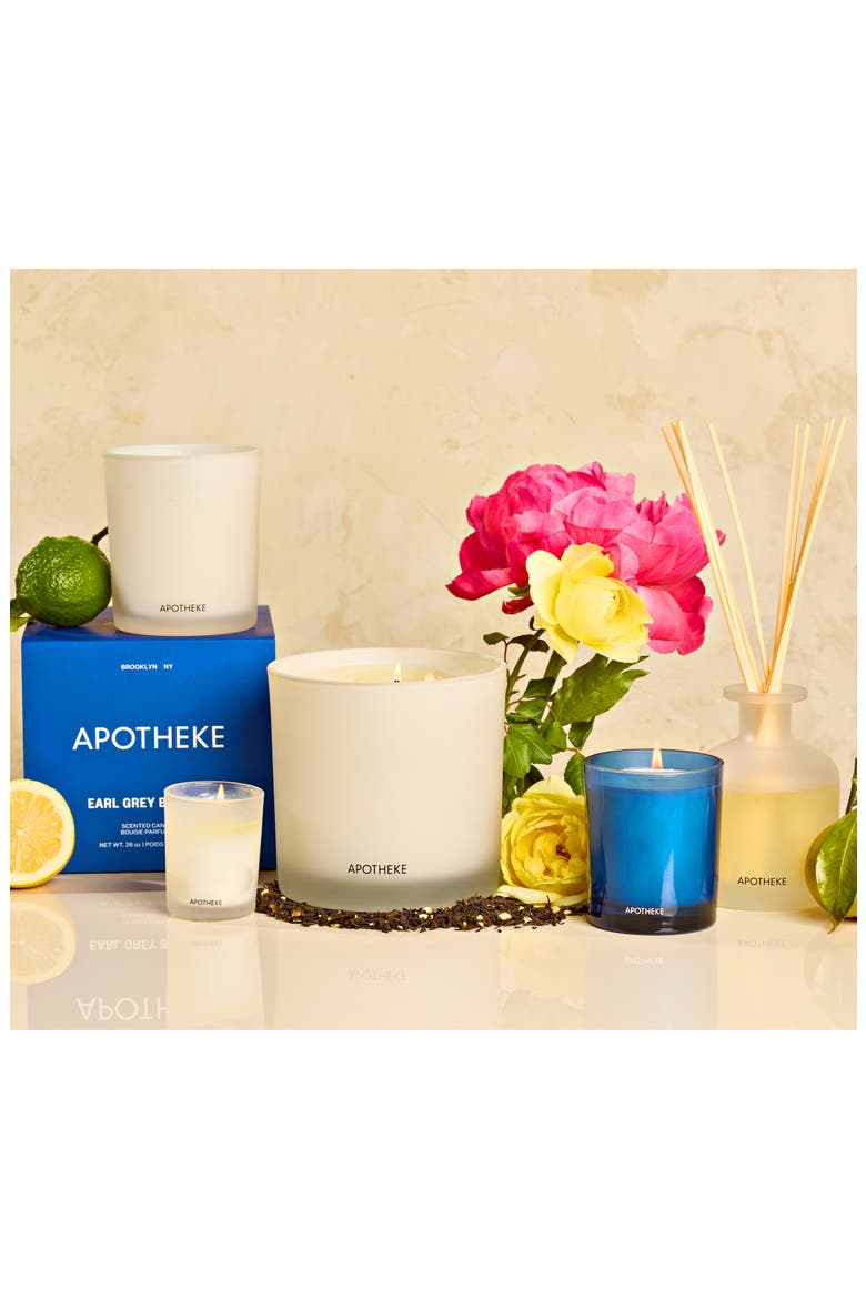 Earl Grey Bitters Petite Scented Candle, Alternate, color, BLUE