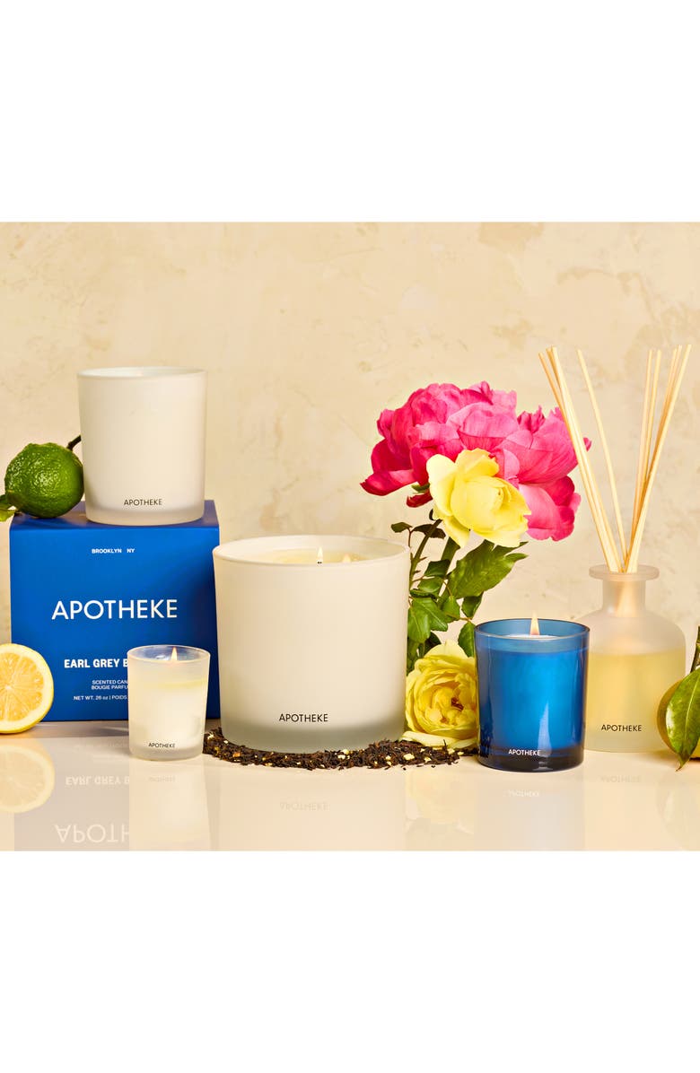 APOTHEKE Earl Grey Bitters Petite Scented Candle, Alternate, color, Blue