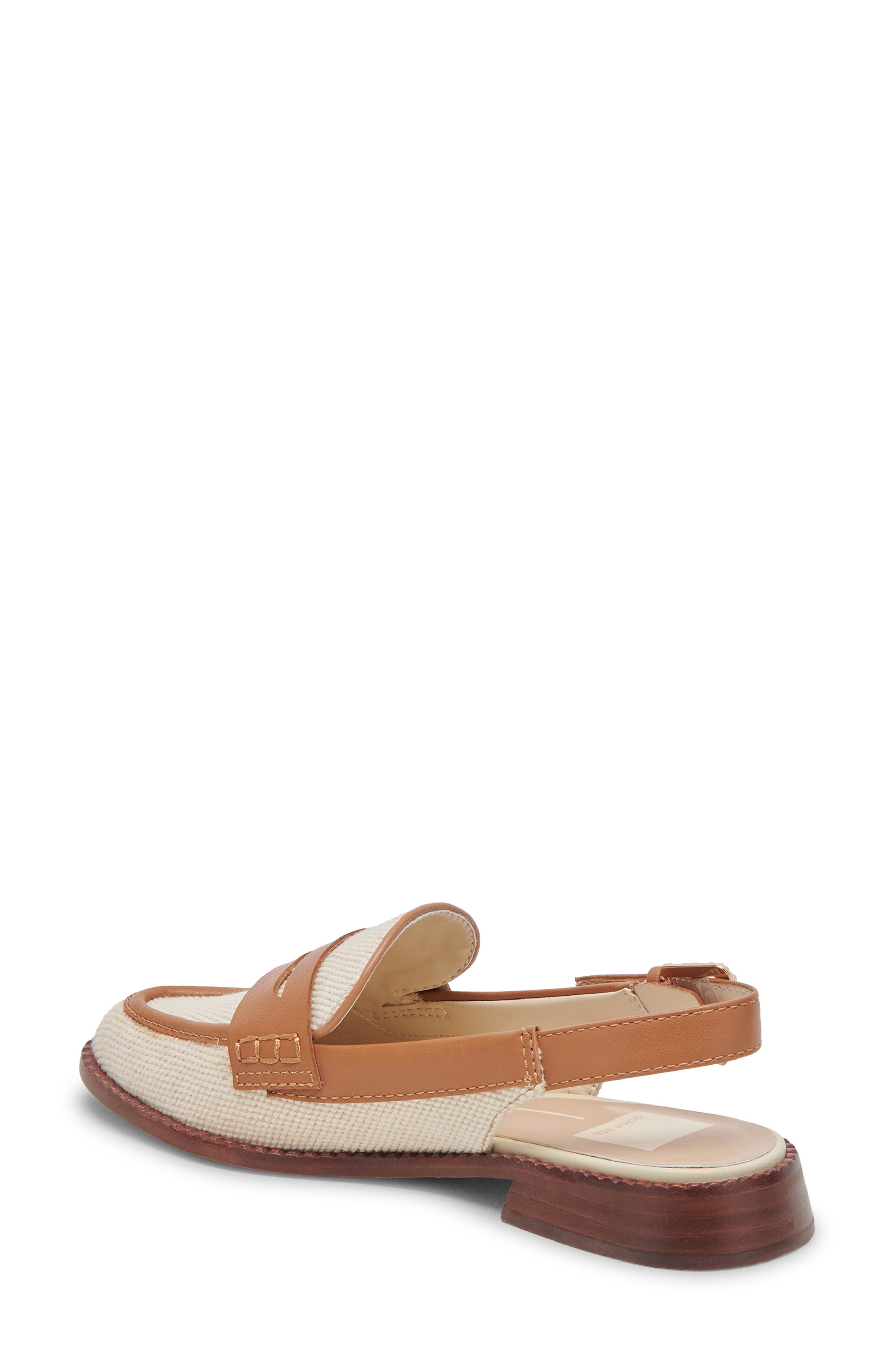 Hardi Slingback Penny Loafer, Alternate, color, TAN MULTI CANVAS